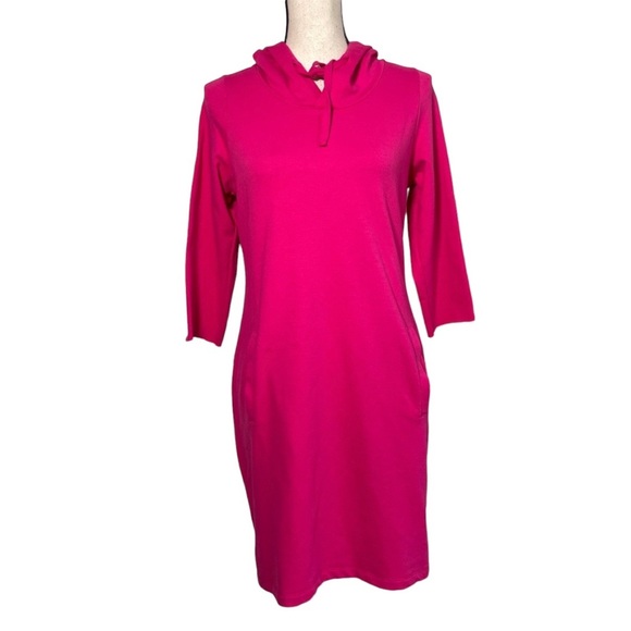 Soho New York & Co Pink Soft knit Hooded Drawstrings Casual Sporty Style XS - Picture 1 of 14